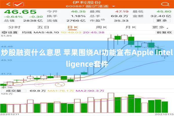 炒股融资什么意思 苹果围绕AI功能宣布Apple Intelligence套件