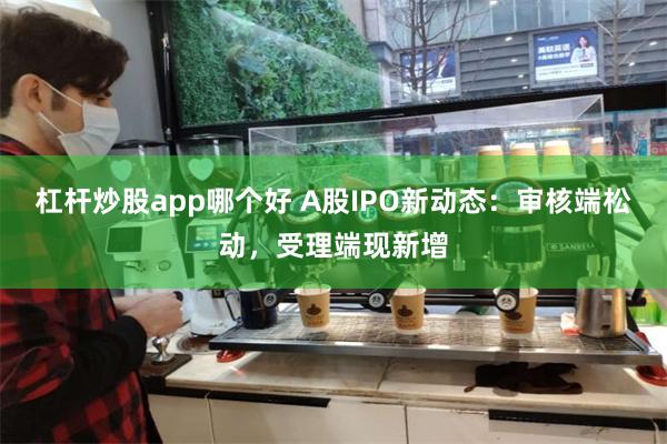 杠杆炒股app哪个好 A股IPO新动态：审核端松动，受理端现新增